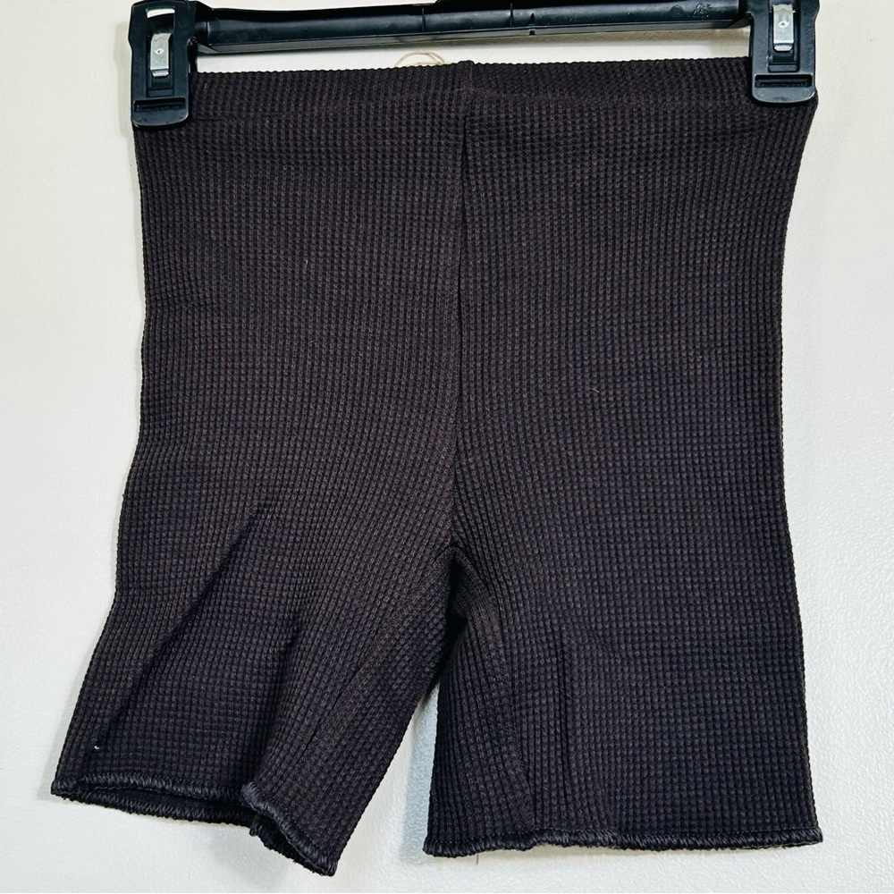 SKIMS NWT Waffle Shorts - Dark Chocolate- Size XXS - Picture 6 of 9
